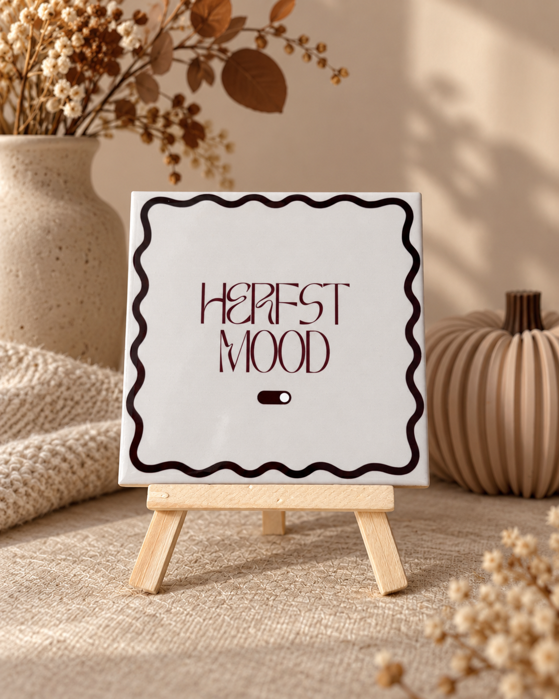 Herfst Mood tegeltje | Herfstdecoratie