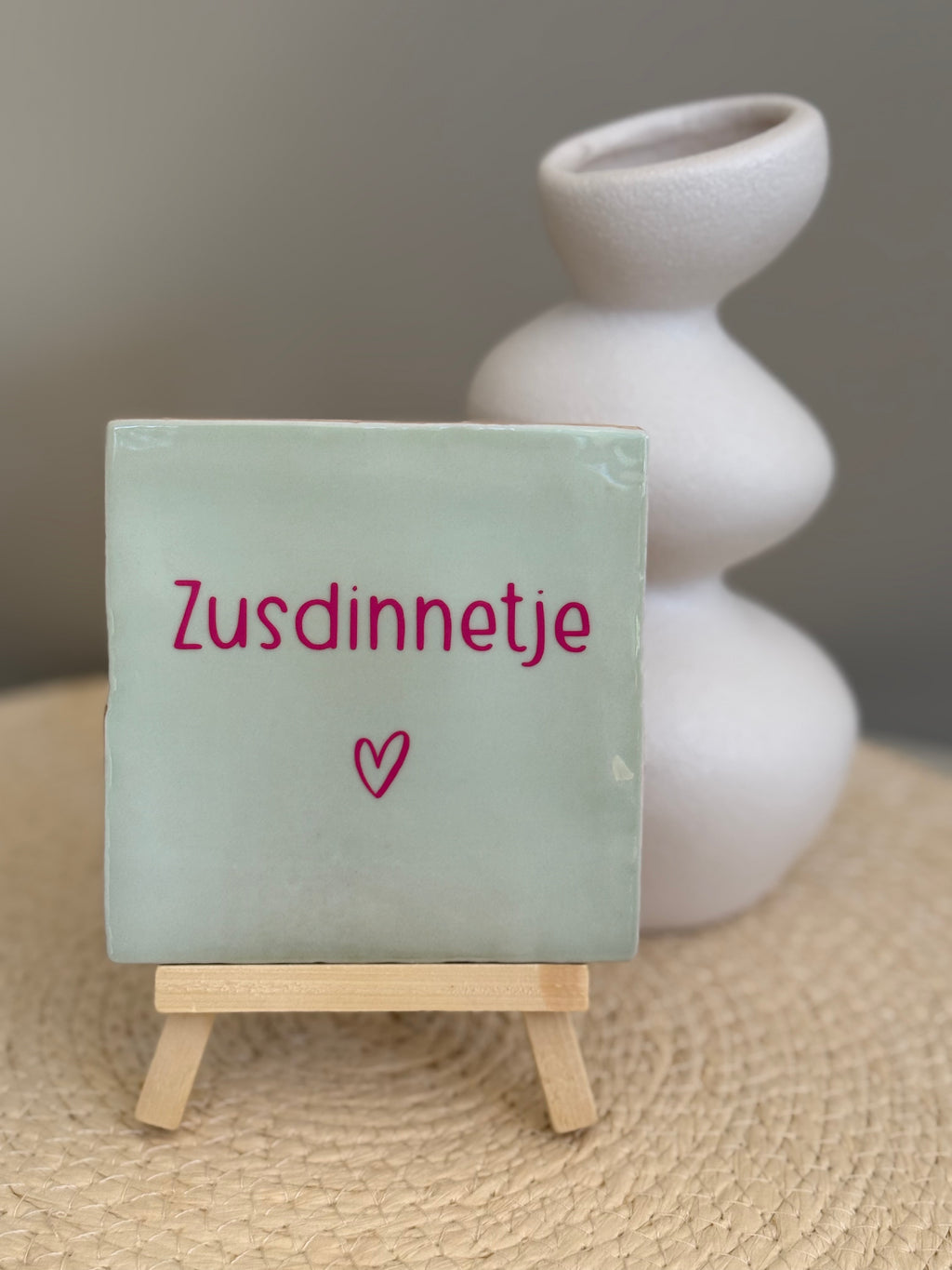 Tegeltje Zusdinnetje | Cadeautje voor je zus & vriendin