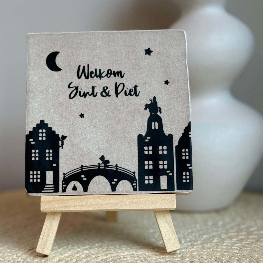Tegeltje Welkom Sint&Piet