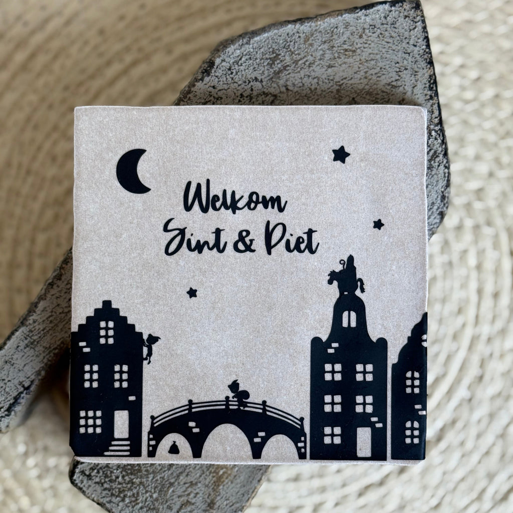 Tegeltje Welkom Sint&Piet