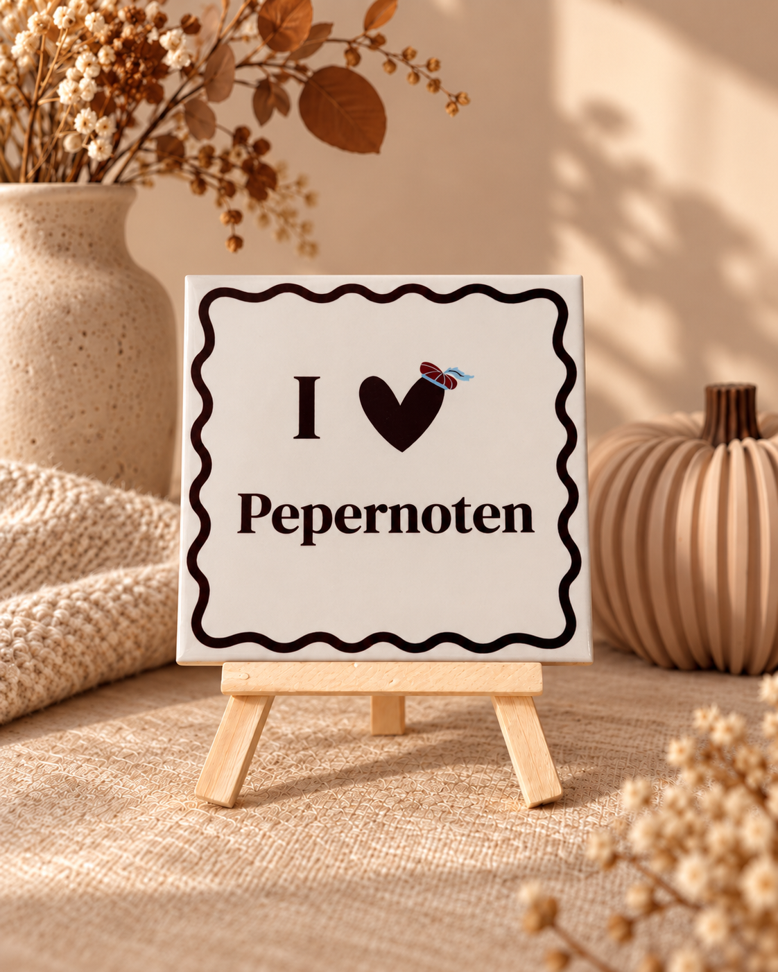 Gepersonaliseerde matzwarte glazen kerstbal met goudkleurige opdruk voor de eerste kerst, gefotografeerd in een sfeervolle kerstsetting.